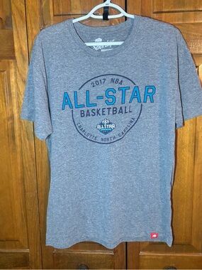 NBA Charlotte Hornets All-Star 2017 Gray Short Sleeve Tee